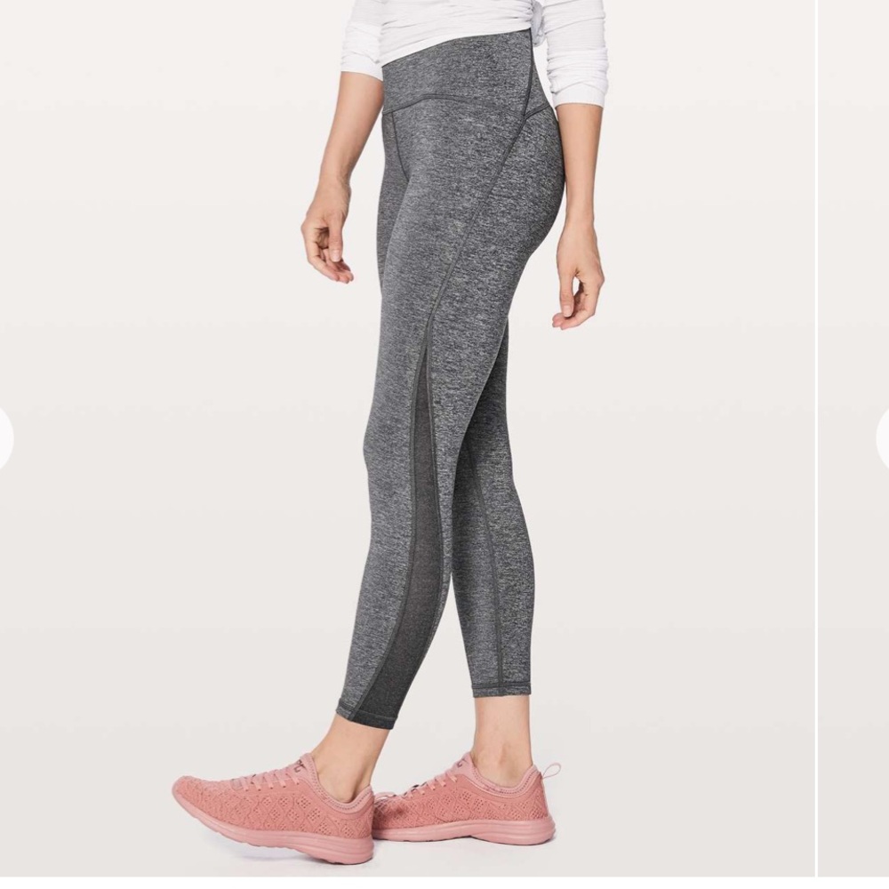 Lululemon Train Times 7/8 Pant *25"
Heathered Black